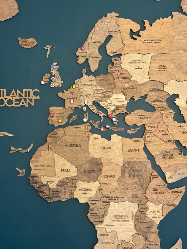 Flag Map Pins