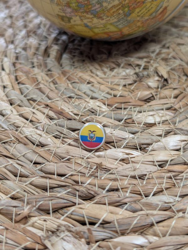 Ecuador Flag Map pin - Ecuador Flag Map Pin For Wood Map