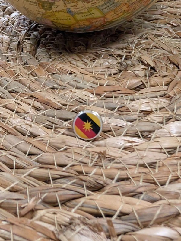 Sarawak Flag Map pin - Sarawak Flag Map Pin For Wood Map