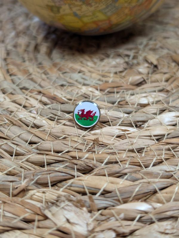 Wales Flag Map pin - Wales Flag Map Pin For Wood Map