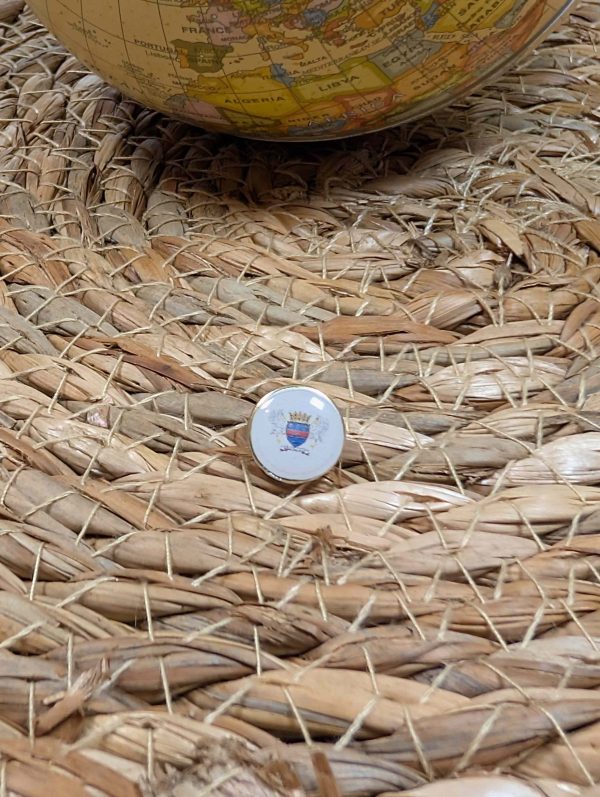 St. Barts Flag Map pin - St Barthélemy Flag Map Pin For Wood Map