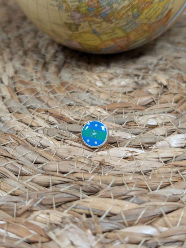 Juan Fernandez Islands Flag Map pin - Juan Fernández Flag Map Pin For Wood Map