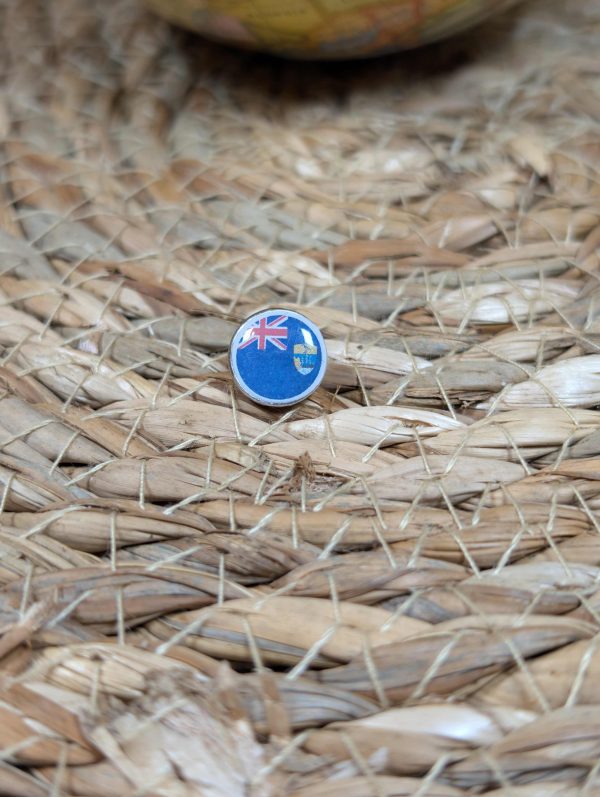 St Helena Flag Map pin - St Helena Flag Map Pin For Wood Map