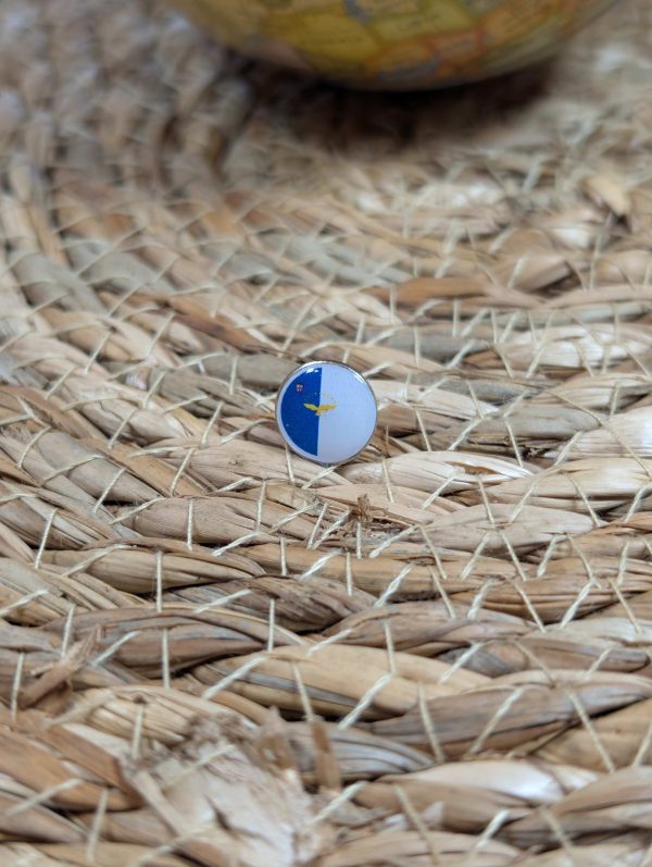 The Azores Islands Flag Map pin - Azores Islands Flag Map Pin For Wood Map