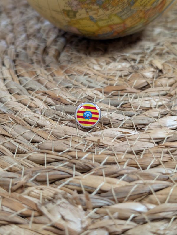 Menorca Flag Map pin - Menorca Flag Map Pin For Wood Map