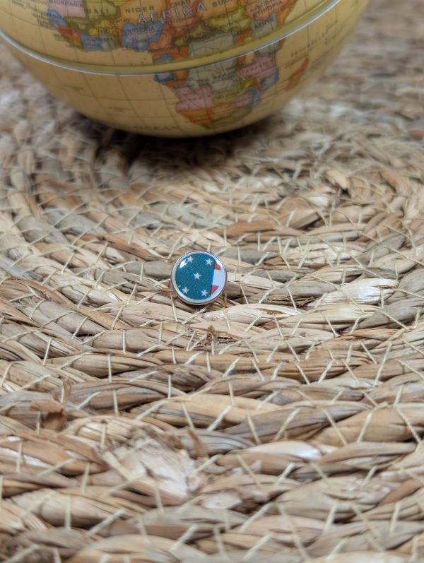 Yucatan Flag Map pin - Yucatán Flag Map Pin For Wood Map