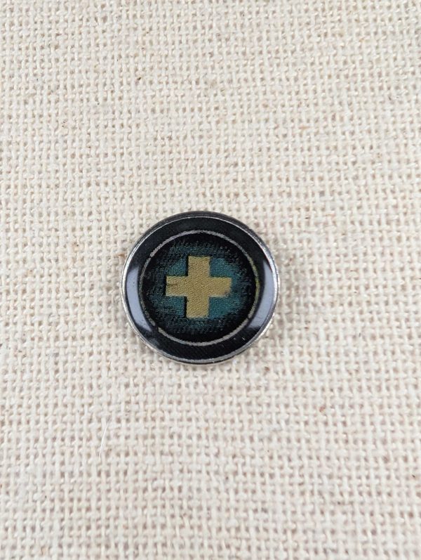 Healer Pin Badge – Gamer Themed Pin – Large Resin Topped Pin Badge – 2