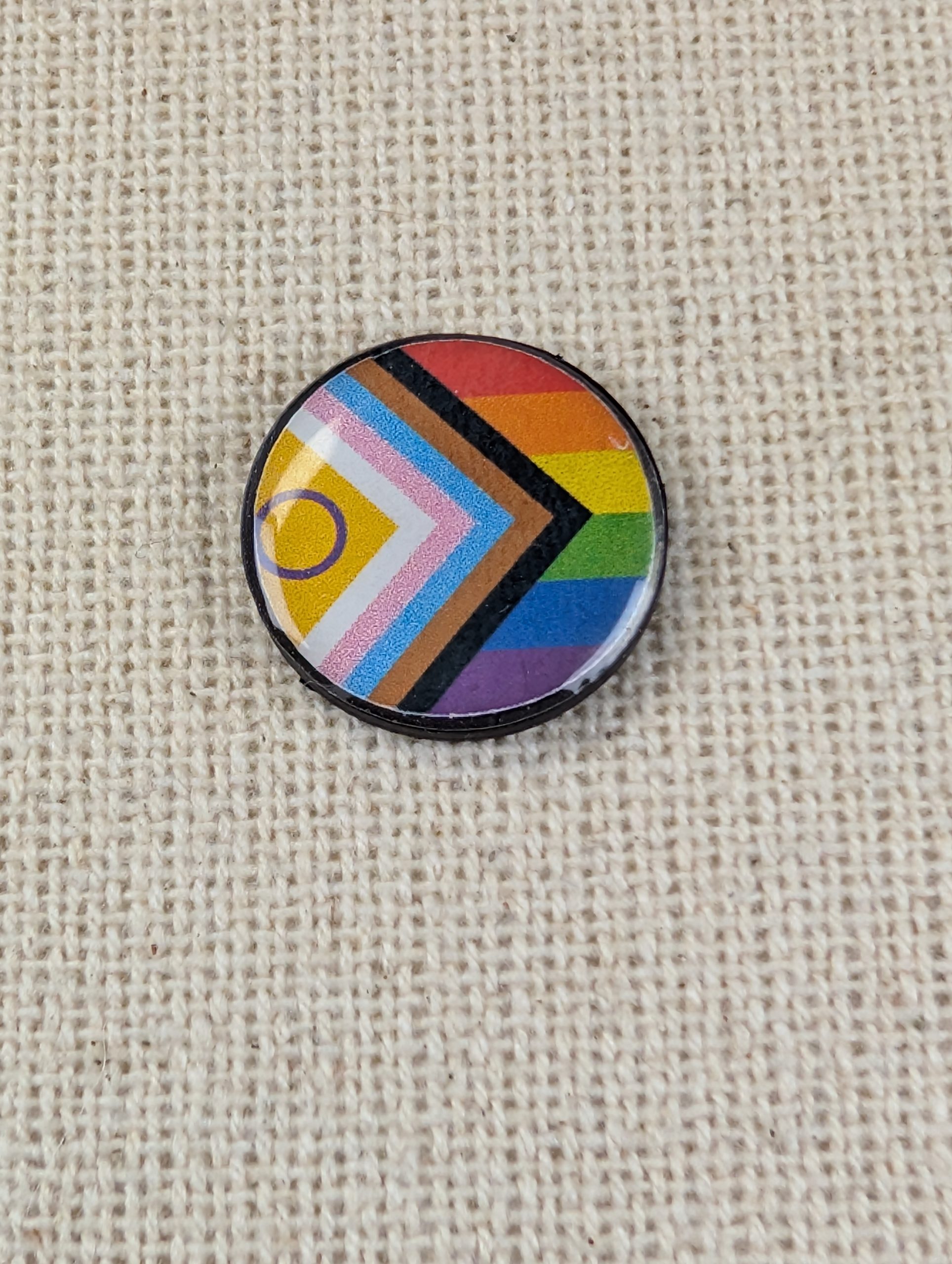 Progress Pride Flag Magnet - Flexible resin 2cm - LGBTQ+