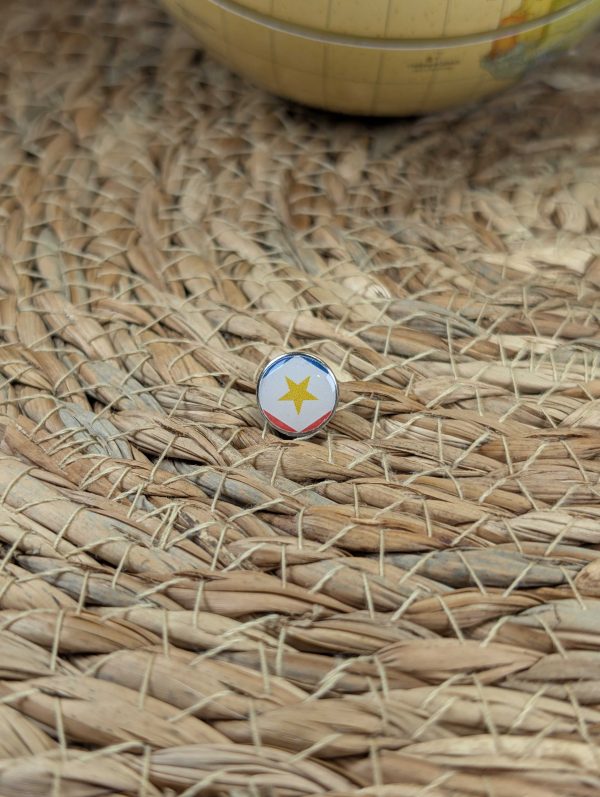 Saba Flag Map Pin - Saba Flag Map Pin For Wood Map