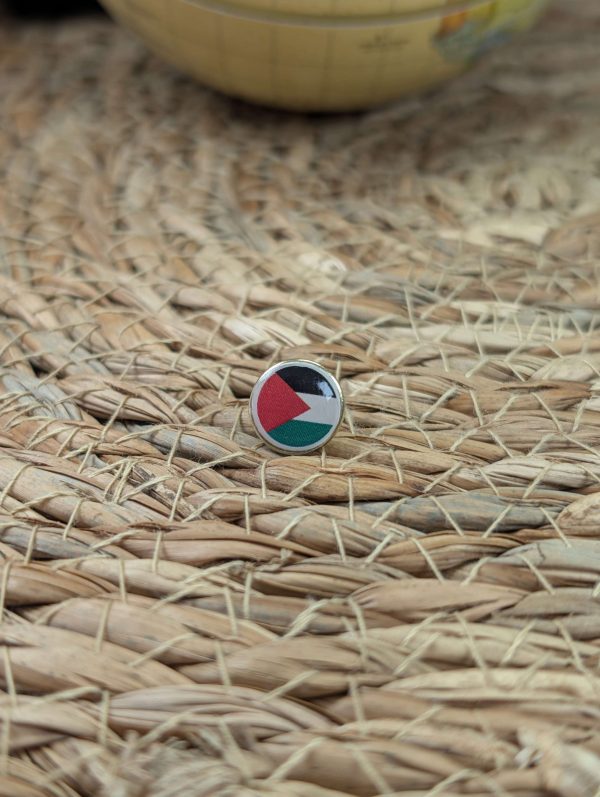 Palestine Flag Map Pin for Wooden World Map Travel Tracker - Palestinian Flag