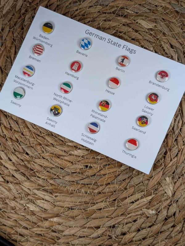 Germany States Map Pins