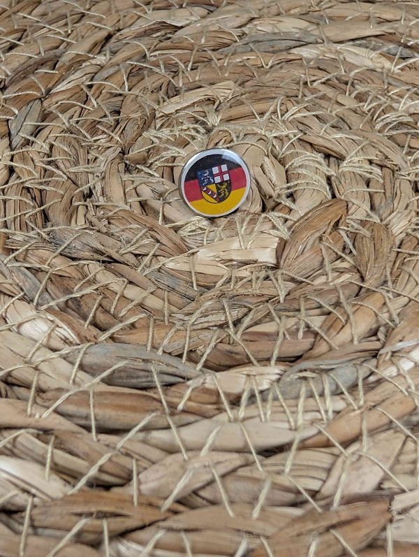 Saarland Flag Map Pin – Germany State Flag Map Pin For Wood Map
