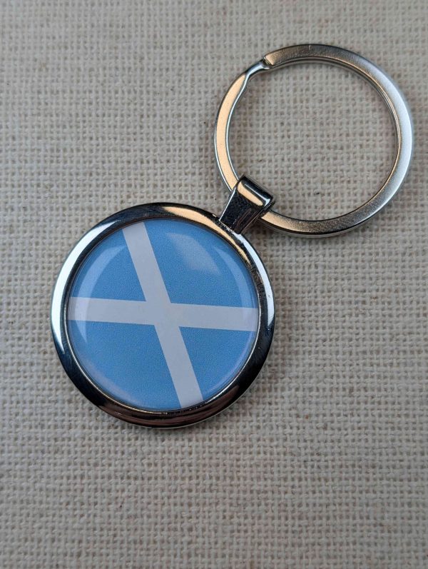 San Andres and Providencia flag Flag Keyring - Large Resin Topped Keychain