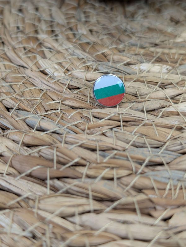 Bulgaria Flag Map Pin for Wooden World Map Travel Tracker - Bulgarian Flag