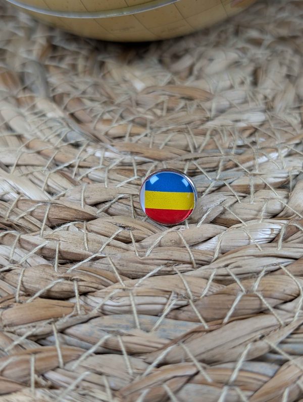 Southern Federal District Flag Map Pin for Wooden World Map Travel Tracker - Russia