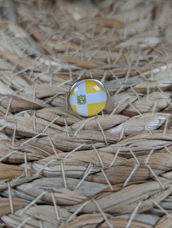 North Caucasian Federal District Flag Map Pin for Wooden World Map Travel Tracker - Russia